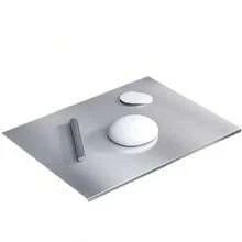 1pc Large 304 Stainless Steel Cutting Board, Kitchen Essential, With Lid And Non-Slip Pad, Suitable For Countertop, Can Be Used For Cutting Meat, Vegetables, Bread And Baking, Kitchen Tool Accessory Gift For Family - Multicolor - View 11