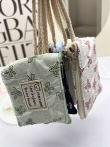 XD Dompet Koin Resleting Warna-warni dengan Pita, Tempat Perhiasan, Tempat Kartu Portabel dan Ringkas, Penutup Resleting untuk Menyimpan Koin, Anting, Kalung, dan Aksesoris Lainnya (12pcs/6pcs/3pcs/1pc) - MultiWarna - View 4