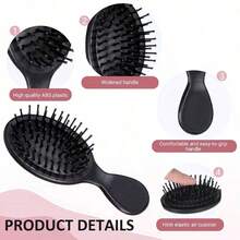 1/5/10/20pcs Upgraded Portable Air Cushion Comb Set, Cute Minimalist Design, Suitable For Dry Hair And Curly Hair Styling And Washing, Ideal Gift For Halloween, Christmas And Back To School Season - A - View 5
