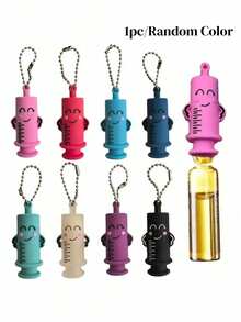 1pc Keychain Ampoule Opener, Syringe-Shaped Cutter, Nurse/Doctor Ampoule Opening Assistant Tool, Bottle Neck Breaker - one-size - View 10