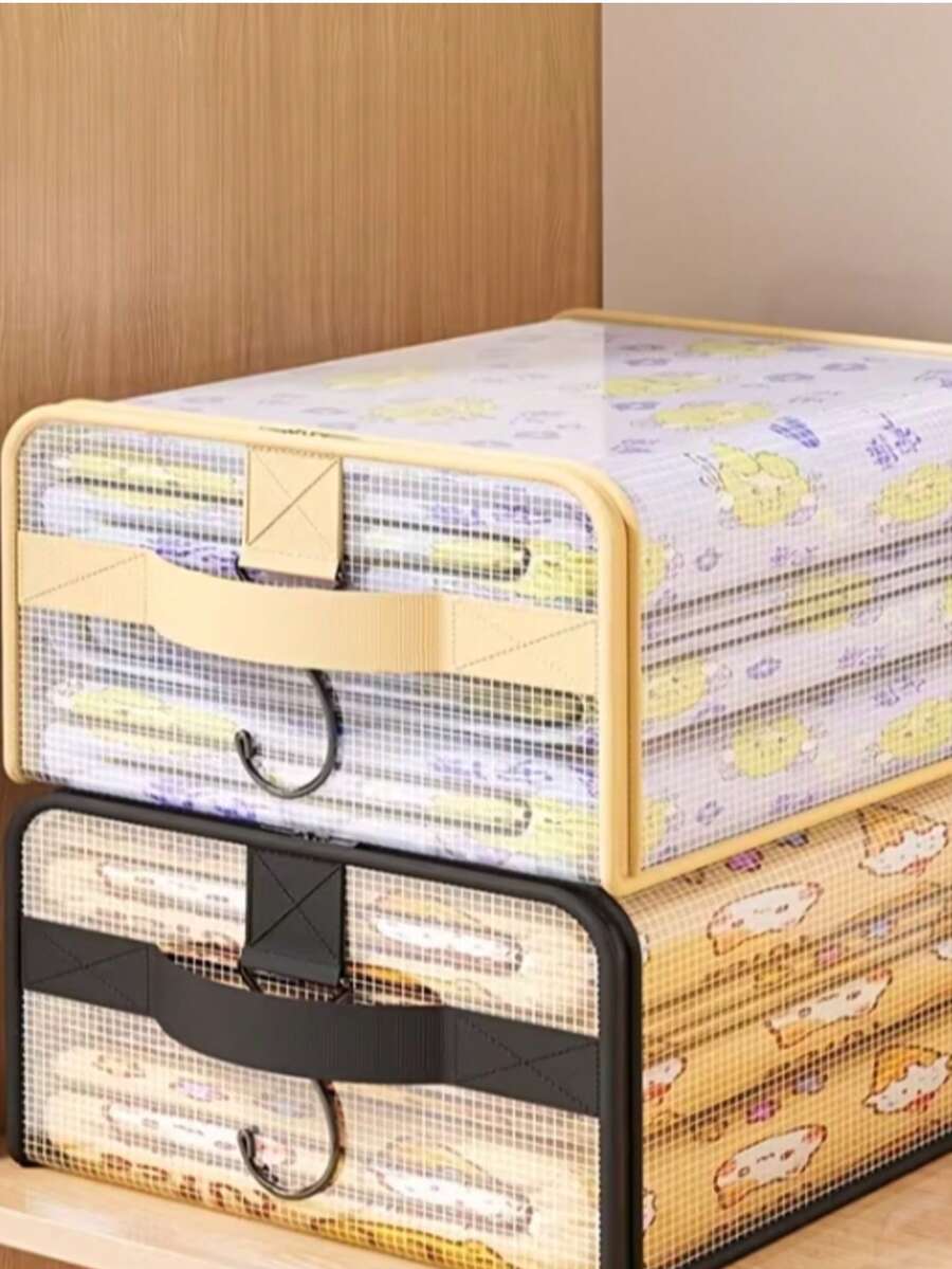 Foldable Fabric Clothes Storage Box Drawer Organizer Large Capacity Wardrobe Closet Storage Bin For Garment Underwear Sweater