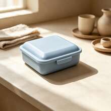 1 hộp đựng sandwich cầm tay dùng được trong lò vi sóng, hộp đựng bánh mì cho người lớn, hộp cơm cầm tay nắp gập khóa cài, hộp đựng bánh mì gối, hộp nhựa tái sử dụng, hộp bento cho trường học, văn phòng, dã ngoại, phụ kiện nhà bếp - Nhiều màu - Xem 13
