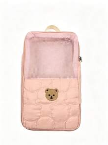 1pc Quilted Diaper Bag, Baby Organizer Bag, Diaper And Small Clothing Storage Box Organizer - Multicolor - View 16