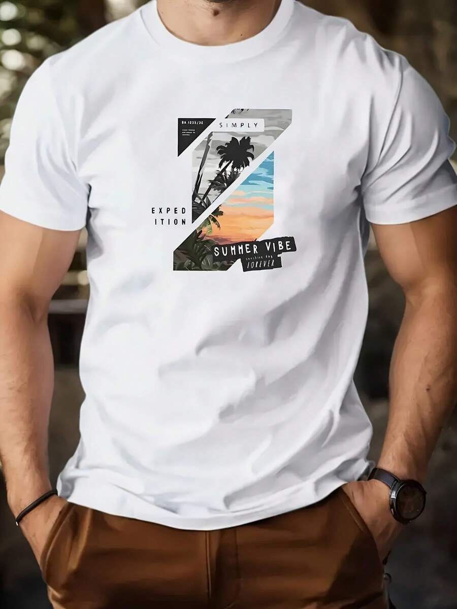 Men T-Shirts - White - View 1