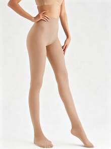1 Pair Women's Versatile Solid Color Tights, Leggings, Suitable For Under 60kg, Perfect For Daily Wear - Multicolor - View 7