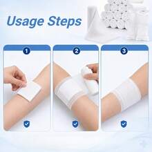 Multiple Sizes Available: 10/20 Rolls Elastic Gauze Bandages, Breathable Bandages, Mummified Wrapping Bandages, Suitable For Arms, Legs, Waist And Other Body Parts, Elastic Stretch Design - View 4