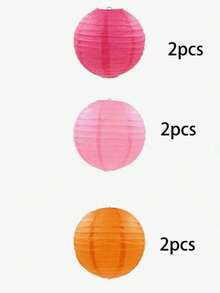 3 Hanging Paper Lanterns, Rainbow Color Ceiling Party Decorations, Suitable For Mexican Carnival Party, Birthday, Store, Holiday Party Backdrop, Room Decor, Bedroom Decor And Wall Decor - Multiple Styles - View 8