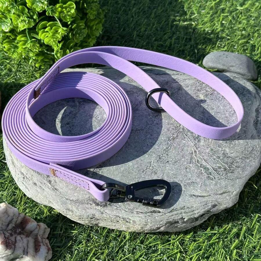 Dây xích chó PVC in họa tiết mới dày 1.5cm, chống mài mòn, chống kéo, không mùi cho thú cưng