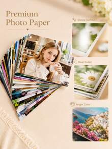 Stampa fotografica personalizzata, 10 pezzi/20 pezzi/30 pezzi, stampa di alta qualità, foto di vacanza, foto di coppia, foto natalizie personalizzate, regalo personalizzato, regalo unico - Multicolore - Visualizzare 3