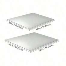 1pc Large 304 Stainless Steel Cutting Board, Kitchen Essential, With Lid And Non-Slip Pad, Suitable For Countertop, Can Be Used For Cutting Meat, Vegetables, Bread And Baking, Kitchen Tool Accessory Gift For Family - Multicolor - View 12