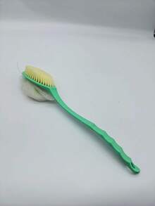 1pc Long Handle Double-Sided 2-In-1 Bath Brush (Hard Bristle Exfoliating + Bath Sponge Foaming), Multi-Function Back Exfoliating Brush, Back-To-School Double-Sided Shower Brush, Long Handle Powerful Cleaning Brush, Suitable For Exfoliation And Back Cleaning - One Size Fits All - View 11