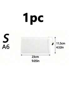 1/5pcs A4/A5/A6 Mesh Zipper Bag Document Folder, Waterproof Zipper File Folder For School/Office Supplies, Reusable Large Zipper Pouch For Organizing Classroom, Board Games, Puzzles, Stationery, Toys, Invoices, Documents, Travel, Clothes, Tools, Brushes, Pencils, Cosmetics, Financial Seals, Etc. Bag For School School Accessories School Stuff - Multicolor - View 12