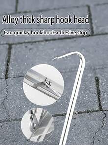 1pc Metal Weeding And Cultivating Hook, Weeding And Loosening Hook, Multifunctional Gardening Tool, Effectively Removes Weeds, Stones, And Moss, Effectively Removes Weeds, Stones, And Moss, Suitable For Weeding, Soil Cleaning, And Cleaning Crevices - Multicolor - View 7