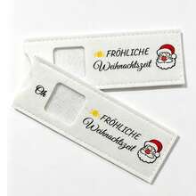 Christmas Felt Duplo Chocolate Bar Gift Sleeve, Christmas Party Favor Bag - View 7