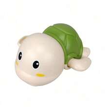 Internet Celebrity Bath Turtle Toy, Cute Chain-Linked Baby Turtle Floating Interactive Water Toy For Bathroom And Pool - Multicolor - View 1