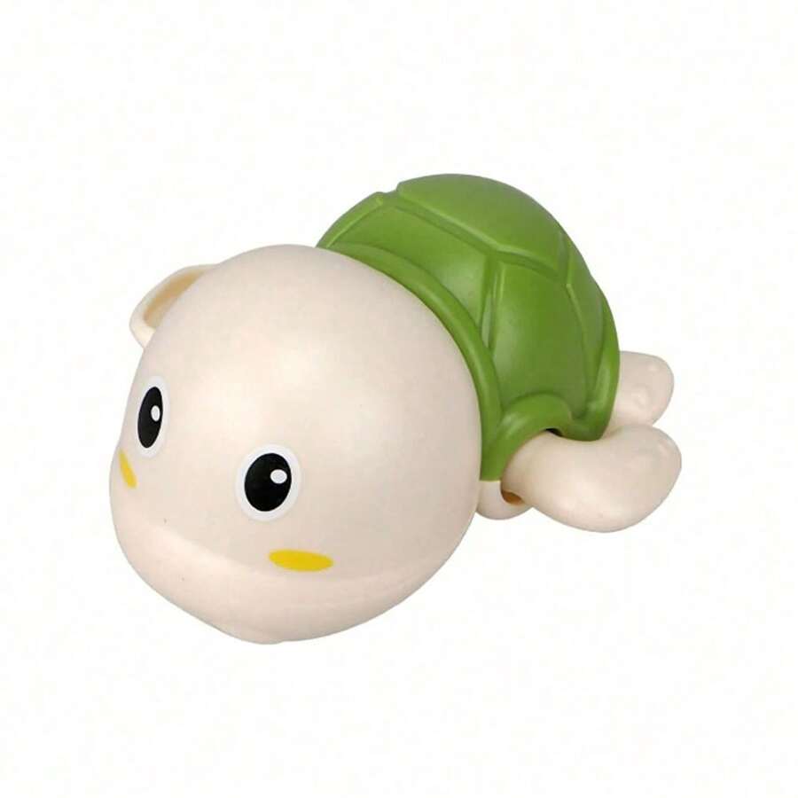 Internet Celebrity Bath Turtle Toy, Cute Chain-Linked Baby Turtle Floating Interactive Water Toy For Bathroom And Pool - Multicolor - View 1