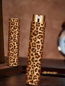 10ml New Leopard Print Refillable Fragrance Bottle - Twist Spray Bottle, Fragrance Spray Bottle, Moisturizing Spray Bottle; Compact And Portable, Fits Most Fragrance Bottles, Skincare Serums And Other Liquids, Suitable For Women, Students, Men, Essential Travel Item, Ideal Travel Companion; Also A High-Quality Holiday Gift For Teachers, Friends And Family, Cheetah Print Room Decor, Room Decor, Bedroom Decor, Fragrance, Diffuser, Air Freshener, Fragrance Women, Gifts, Perfumes For Women, Makeup - Multicolor - View 2
