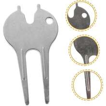 6 Pieces Lightweight Portable Golf Divot Tools With Ergonomic Design For Precise Repair On Outdoor Course Golf Accessories - Multicolor - View 3