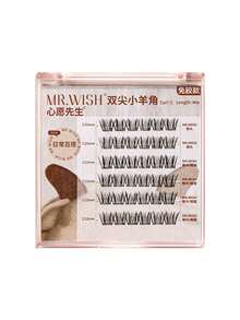 36片装免胶动物系列 - 双尖迷你羊角造型日常卡通假睫毛，MR.WISH 假睫毛 - C - 查看 9