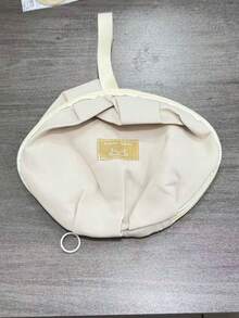 1pc Honey Girl Style Bra Storage Bag, Lightweight And Portable, Multi-Compartment Design, Efficient Storage For Bras And Underwear, Handheld Or Hanging, Suitable For Travel And Home Storage, Beige, Zipper Closure, Bra Storage Bag, Travel Essential,Bedroom Room Decor,Back To School - View 8