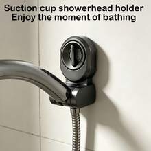 2pcs Strong Suction Cup Handheld Shower Head Holder, No Drill Removable Adjustable Shower Bracket, Universal Bathroom Wall Mount Shower Head Holder - Suction Cup Shower Head - View 1