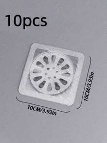 50/30/20/10/1pc Bathroom Bathtub Hair Catcher Drain Filter - Easy To Use, Drain Filter Sticker, Disposable Drain Cover, Suitable For Shower, Sink And Laundry Room, Easy To Stick, Hair Catcher Drain Cover, Disposable Drain Filter - Multicolor - View 15
