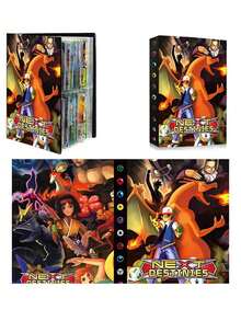 遊戲卡收藏相簿 卡片收納相簿 卡片收藏書 口袋怪獸寵物 400 個卡槽 最大容量 800 張卡 (不含卡片) - 多色 - 查看 11