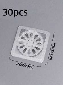 50/30/20/10/1pc Bathroom Bathtub Hair Catcher Drain Filter - Easy To Use, Drain Filter Sticker, Disposable Drain Cover, Suitable For Shower, Sink And Laundry Room, Easy To Stick, Hair Catcher Drain Cover, Disposable Drain Filter - Multicolor - View 13