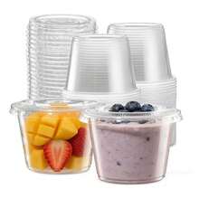 50/40/30/20/10pcs Reusable Ice Cream Cups Chocolate Milk Cups Dessert Cups For Pudding, Dinner Dessert, Home Kitchen, Office, Wedding, Party, Birthday, Picnic, Dessert Table, Baking, Graduation Gift, Kitchen Gadget, Candy, Coffee Beans, Fruit, Gift, Kitchen Baking Essential - Transparent - View 9
