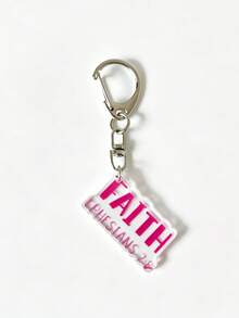 1pc/4pcs Inspirational Quote Letter Keychain, Personalized Style Pendant, Backpack Accessory, Handbag, Bag Charms, Car Keychain, Gifts For Friends - Multicolor - View 8