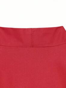 Women's Solid Color Casual Versatile Daily Long Sleeve Jacket - Red - View 10