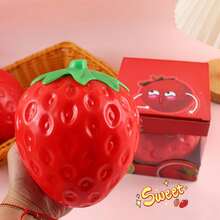 Tachimi 1pc All Occasion Custom Party Gifts Giant Strawberry Squishies, Super Soft Stress Relief Hand Squeeze Fidgets, Minimalist Desktop Ornaments For Office Classroom Use - Multicolor - View 8