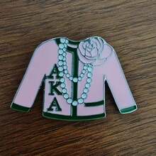 1 pieza Broche de estilo de ropa vintage de moda, adecuado como accesorio para aniversario diario - Rosa - Ver 5