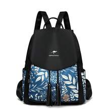 Vintage Women's Oxford Cloth Backpack Handbag Designer Style Large Capacity School Bag 2024 New High Quality - Black - View 12