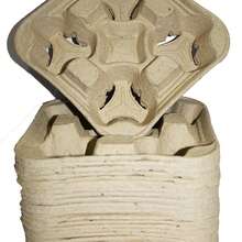 Disposable Serving Trays - Khaki - View 2