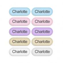 Custom Back To School Stiker Label Baju DTF NamaAnak Karakter Laki Laki Perempuan - Multicolor - View 5