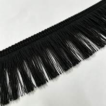 1件 1m-3cm寬黑色DIY衣飾麻繩流蘇飾邊 - 多色 - 查看 4