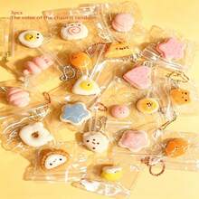 12-Pack Food Squeeze Ball PVC Pendant Decompression Toy, Individually Packaged With Various Food Pattern Designs, Squeeze To Relieve Stress (Random Assortment) Perfect For Children, Teens, Adults To Relieve Stress, Perfect Birthday Gift, Holiday Gift, Gift, Giveaway - Multicolor - View 10