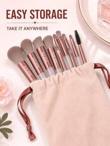 FSJF FIX 16-Piece Makeup Brush Set, Eyeshadow Brush, Foundation Brush, BB Cream Brush And Concealer Brush. This Is A Set Of Soft, Multi-Functional Makeup Tools Designed For Women, Featuring Soft Bristles - Multicolor - View 3