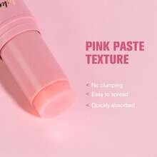 1pc Korean Anti-Wrinkle Elastic Multi-Effect Repair Stick - Long-Lasting Hydration, Suitable For Dry Skin; Oil Control And Conditioning Effect, Matte Finish; Friction-Resistant, Fresh And Non-Greasy; Oil-Free Formula, Moisturizing Without Drying; Waterproof And Sweat-Resistant, Gentle Nourishment For Skin, Fading Fine Lines Around Eyes - Pink - View 4