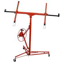 Red Iron Ceiling Racks With Built-In Winch - Red - View 2