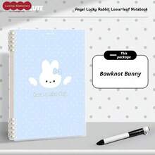 PINKUCUTE Angel Bunny A5/B5 Buku Catatan Perencana Lembar Lepas, Buku Catatan PR, Desain Sangat Menarik Gaya Korea, Untuk Siswa SMP dan SMA, Buku Sketsa Kosong, Perlengkapan Penting Semester Baru! - A - View 8