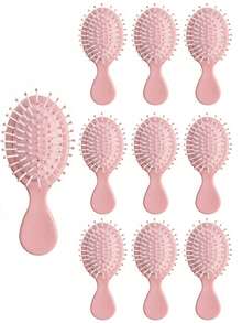 1/5/10/20pcs Upgraded Portable Air Cushion Comb Set, Cute Minimalist Design, Suitable For Dry Hair And Curly Hair Styling And Washing, Ideal Gift For Halloween, Christmas And Back To School Season - A - View 1
