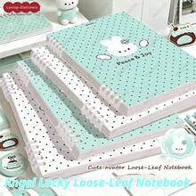 PINKUCUTE Angel Bunny A5/B5 Buku Catatan Perencana Lembar Lepas, Buku Catatan PR, Desain Sangat Menarik Gaya Korea, Untuk Siswa SMP dan SMA, Buku Sketsa Kosong, Perlengkapan Penting Semester Baru! - A - View 9