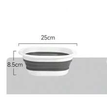 1pc Foldable Portable Foot Bath Basin, Plastic Foot Bath Bucket, Collapsible Foot Bath Basin, Foldable Laundry Basket, Space-Saving Storage Container, Travel Portable Foot Bath Basin, Foldable Massage Foot Bath Basin, Home Essentials Back To School Supplies - A - View 11