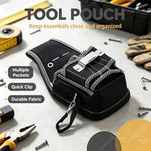Multi-Functional Electrician Maintenance Tool Waist Pack, Portable Waist Design. Made Of High-Quality Wear-Resistant Oxford Cloth With Multiple Classified Storage Tanks. - Multicolor - View 1