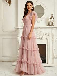 Women Formal & Evening Dresses - Pink - View 3