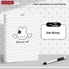 PINKUCUTE Angel Bunny A5/B5 Buku Catatan Perencana Lembar Lepas, Buku Catatan PR, Desain Sangat Menarik Gaya Korea, Untuk Siswa SMP dan SMA, Buku Sketsa Kosong, Perlengkapan Penting Semester Baru! - A - View 12
