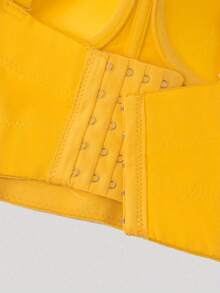 3D Floral Rhinestone Sexy Fishbone Strap Top, Hip Hop Rock Music Festival Casual - Yellow - View 7