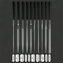 10pcs/Set Metal Needle File Set Wood Carv Wood Rasp Metal Polishing Hand FileTools Steel Rasp Needl Filing For Metal Glass Stone - A - View 7